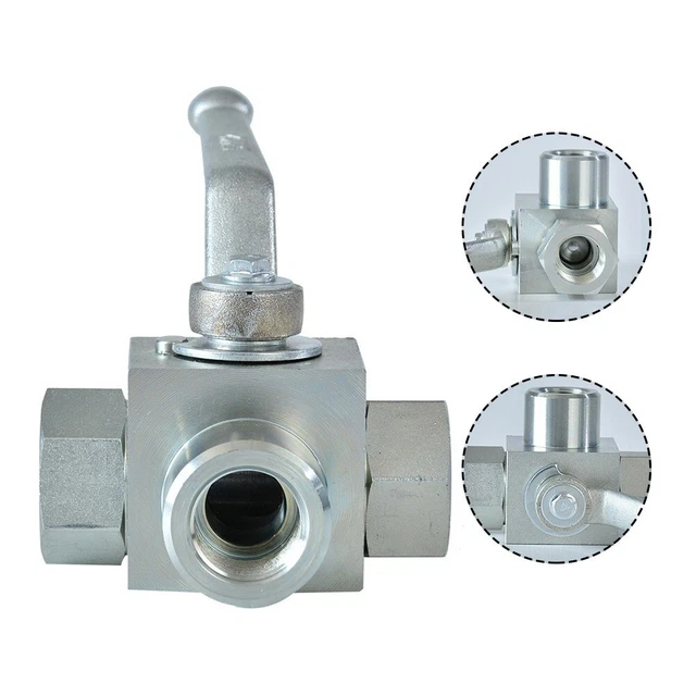 VALVOLA A SFERA in acciaio inox liscia e confortevole superficie