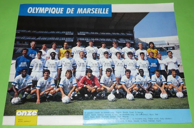 Olympique Marseille 1988-89 Coupe de France Home 2 Kit
