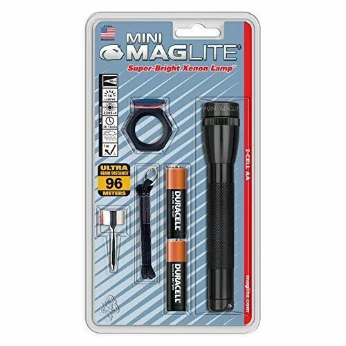 Maglite Mini-Mag Flashlight AA Combo Pack M2A01C