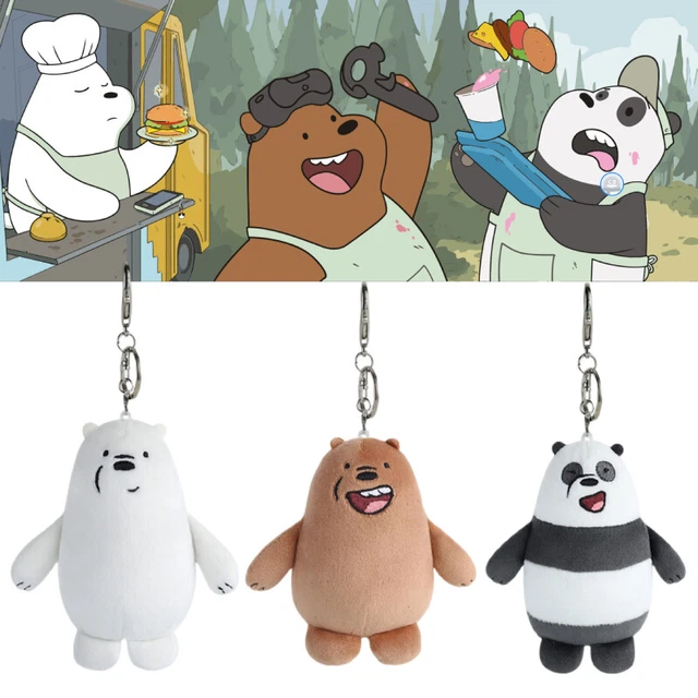 THE ULTIMATE WE Bare Bears Plush Toys Grizzly, Ice Bear, And Panda