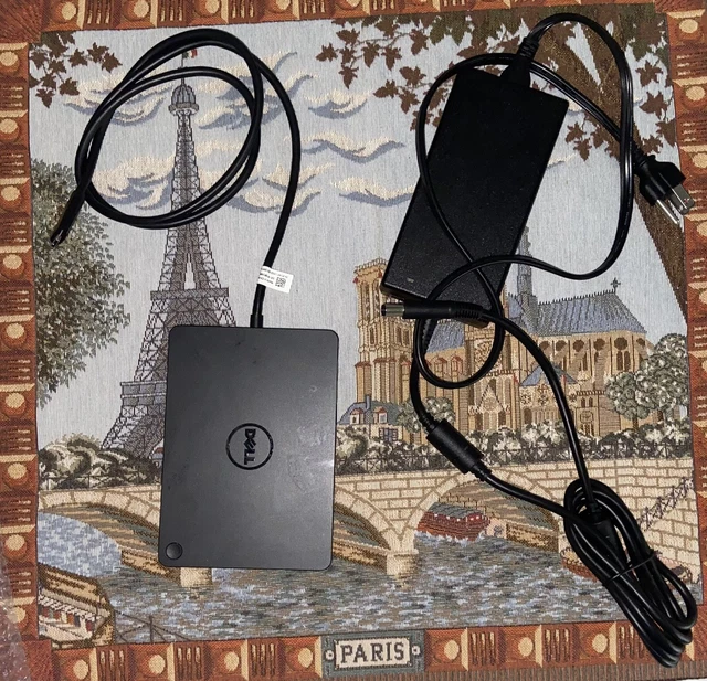 DELL WD15 K17A USBC Docking Station K17A001 Dock 130W AC Adapter 5FDDV