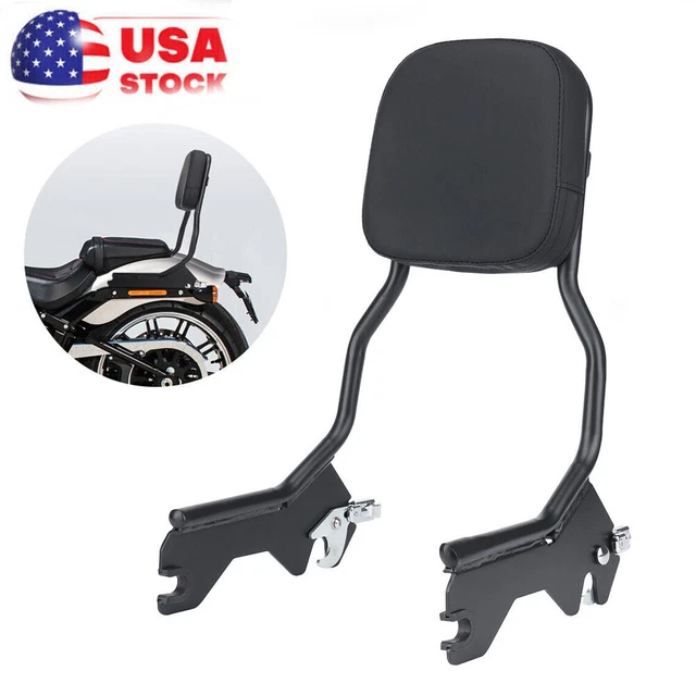 17& STANDARD HEIGHT Sissy Bar Upright Pad For Harley Softail Slim FLSL