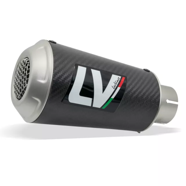 Silencieux arrière d'échappement LeoVince SLIP-ON SBK LV-10 carbone pour Yamaha 2