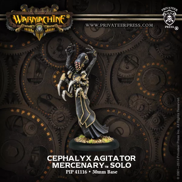 WARMACHINE Mercenary Cephalyx Agitator Solo - PIP 41116 NEW