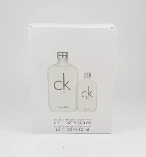 ck one Calvin Klein 200ml Eau de Toilette Spray + 50ml EDT SET NEU/OVP