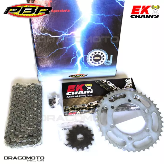 APRILIA RS EXTREMA 125 1997 1998 chaîne pignon couronne set PBR EK 132