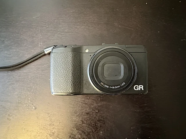 Ricoh GR 16.2MP Point and Shoot Digital Camera - Black