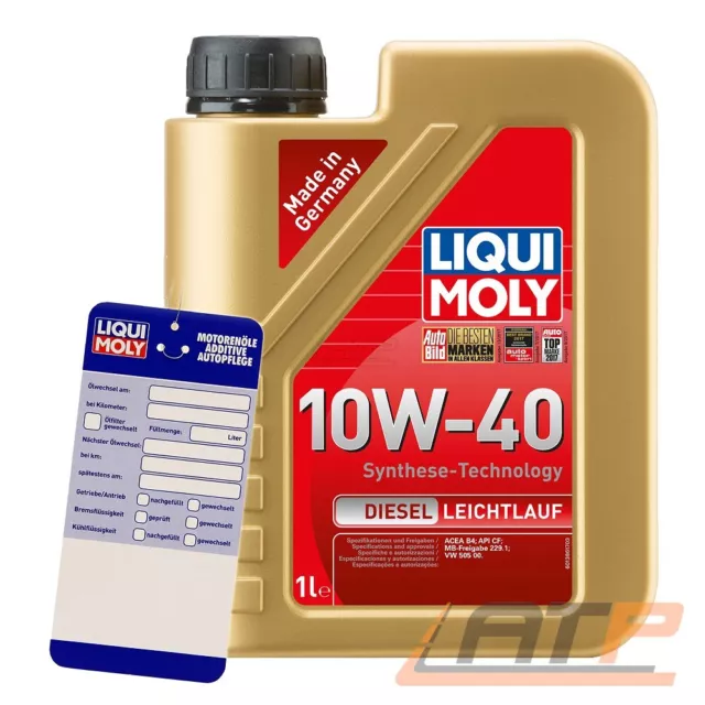 1 L Liter Liqui Moly Diesel Leichtlauf 10W-40 Motor-Öl Motoren-Öl 32290084