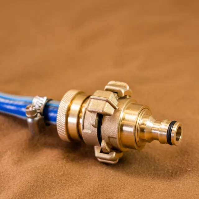 Poppstar 2x Adaptateur d’eau avec Filetage Extérieur 1 pouce et Raccord Rapide 4