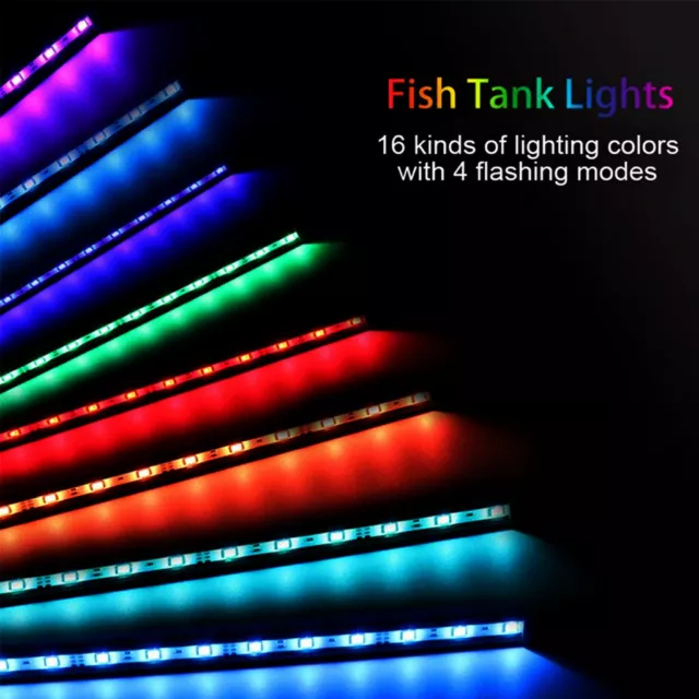 LED Aquarien-Beleuchtungen Leuchten Mollusken Beleuchtung RGB Aquariumleuchte 2