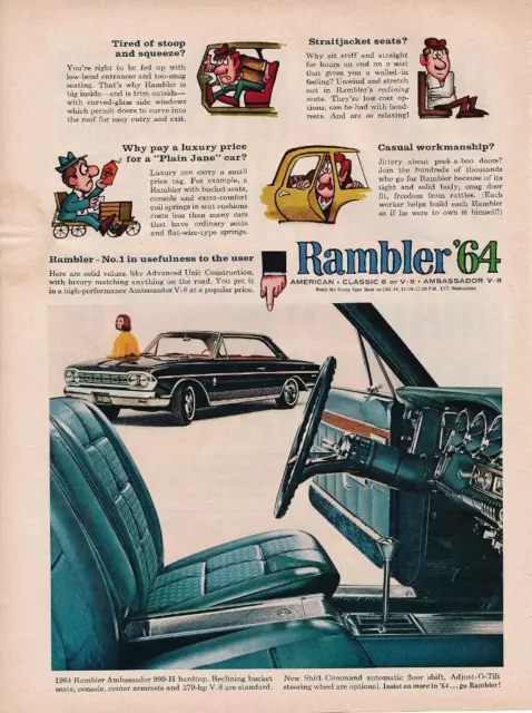 Magazine Ad - 1964 - Rambler