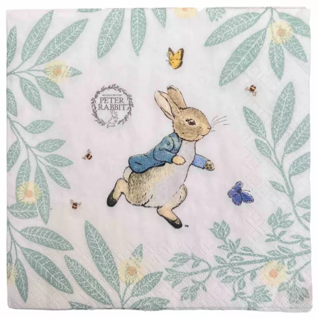 Beatrix Potter Peter Rabbit Napkins - Daisy (20 Napkins)