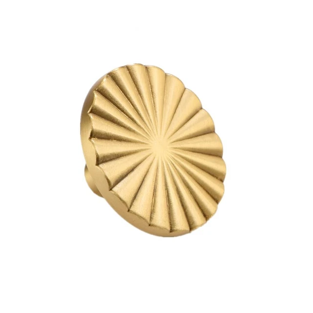 Brass Cabinet Hardware Brushed Gold Furniture Drawer Pull  Kitchen