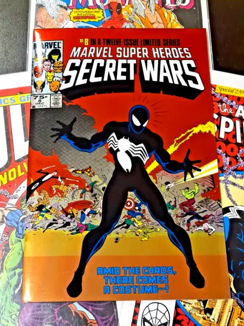 Secret Wars 8 Foil Mexico 2023 Exclusive Spider-Man First Black Costume