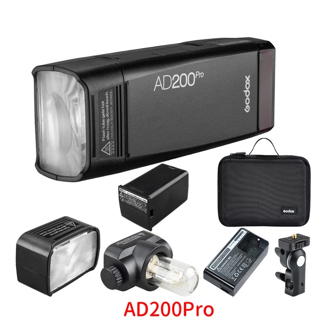 Godox AD200Pro TTL Camera Flash Speedlite For Canon Nikon Sony Fuji Pentax Lumix