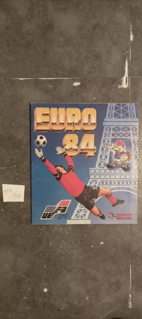 Album Panini Ancien Football / Euro 84 / Incomplet / 124 Cartes