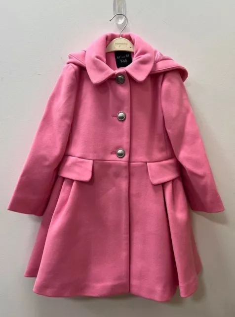 Girls Ex Chainstore Lined Skirted Winter Coat Age 5/6 - 12/13