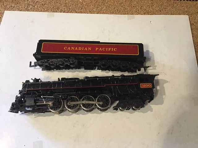 BACHMANN HO SCALE Steam Locomotive 4 8 4 Canadian Pacific Black SPARES bachmann-ho-scale-steam-locomotive-4-8-4-canadian-pacific-black-spares