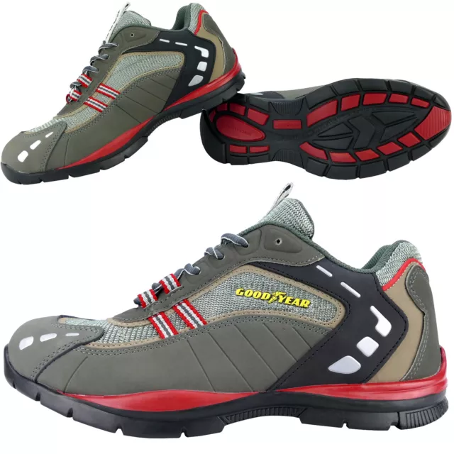 Sicherheitsschuhe Goodyear 3011 Arbeitsschuhe Halbschuh Stahlkappe S1 Gr. 36-48