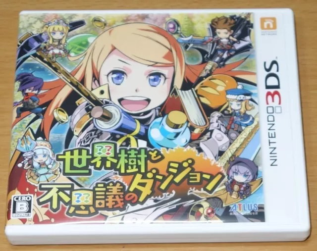 Etrian Mystery Dungeon Nintendo 3DS Japanese ver Tested