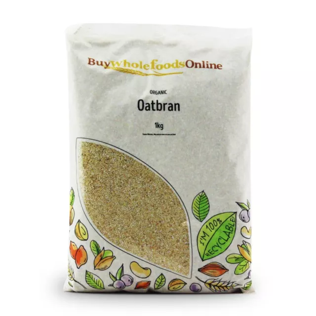 Organic Oatbran 1kg  | BWFO | Free UK Mainland P&P