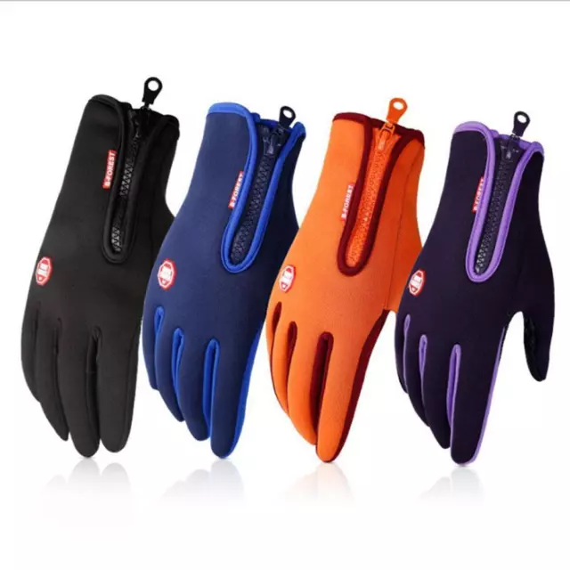 Winter Outdoor Sports Windstopper Gloves Waterproof Warm Thermal Cycling Gloves