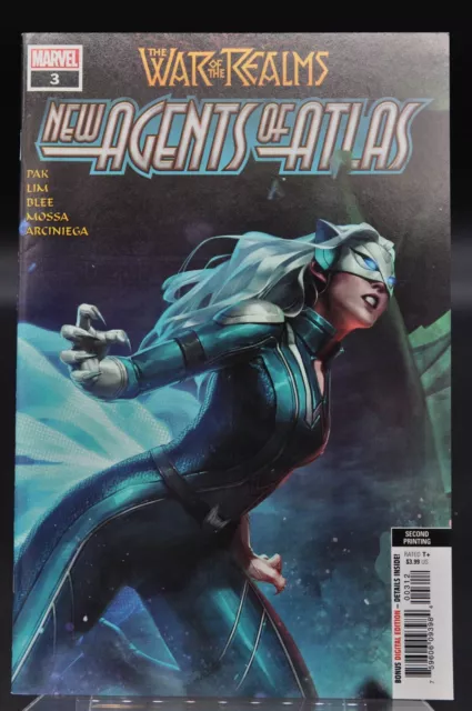 War of the Realms New Agents of Atlas #3 2nd Print Low Print Run 2019 Marvel
