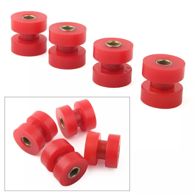 Motorcycle Energy Suspension 90.9053R Red Poly Peterbilt Exhaust Bushings Red