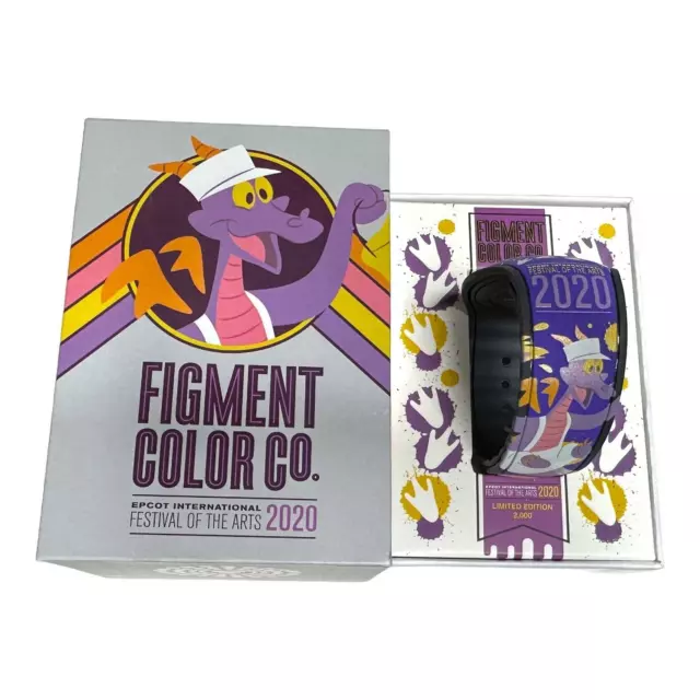 2020 Disney Parks Epcot Festival of the Arts Figment Magic Band LE 2,000