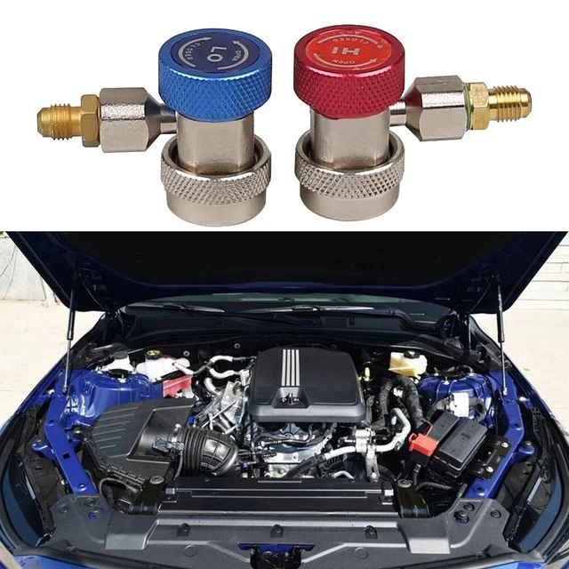 Connecteur Rapide R134a En Alliage De Zinc Pour Climatisation Auto - étanche, Lot De 2
