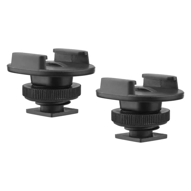 2PCS Sports  Cold Shoe Mount  with 1/4 Inch Screw Hole D1B5