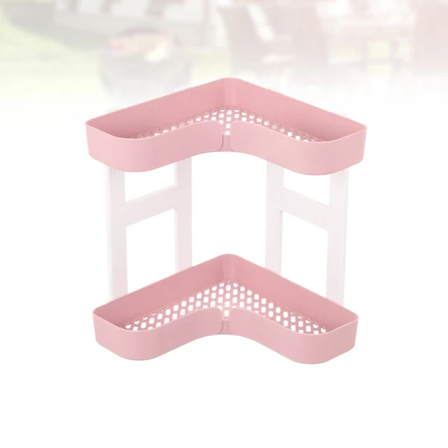 Scaffale Angolare Bagno Organizer In Plastica Resistente - Foto 2