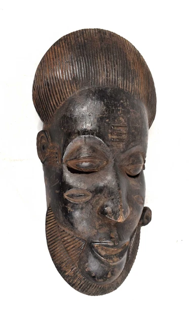 Baule Face Mask Ivory Coast African Art