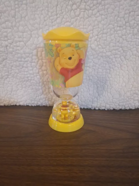Disney Winnie the Pooh Hunny Pot Carnival Cup With Lid and Straw Hold 24  Ounce