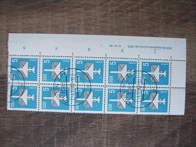 DDR; Mi.-Nr. 2831 voller Druckvermerk FN 1, gestempelt