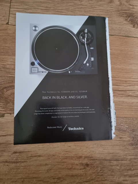 Tad24 Advert 11X8 Technics : Sl-1200Gr & Sl-1210Gr Turntable