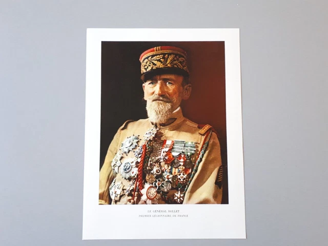 General Rollet AFFICHE : LE général ROLLET, premier légionnaire de France EUR 5,00 ...