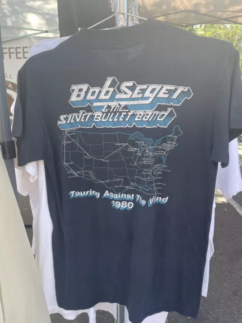 Vintage BOB SEGER & SILVER BULLET BAND Against the Wind Concert Tour  Medium 2