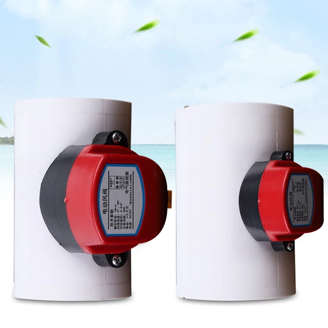 HVAC ELECTRIC AIR Duct Motorized Damper Valve for Ventilation Pipe