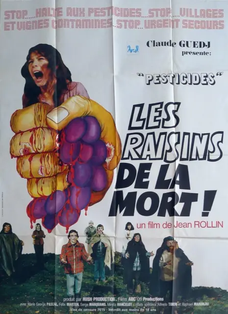 Les Raisins De La Mort - Grapes Of Death - Jean Rollin - Original Large Poster