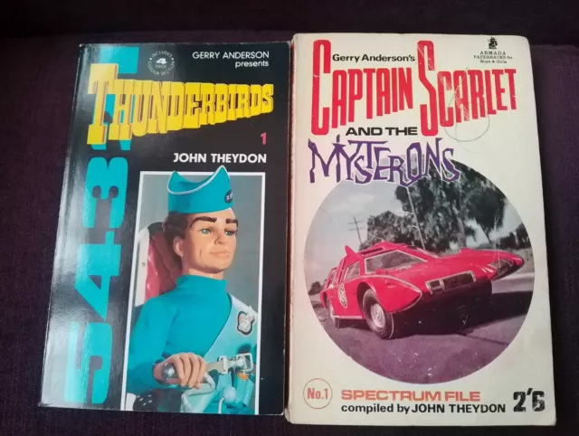 Captain Scarlet And The Mysterons Spectrum File No1 1967 Book + Thunderbirds