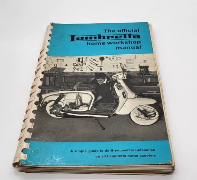 The Official Lambretta Home Workshop Manual Fifth Edition Book