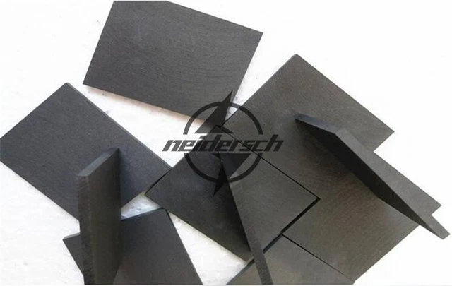 5PCs 99.99% Pure Graphite Electrode Rectangle Sheet 50*40*3mm