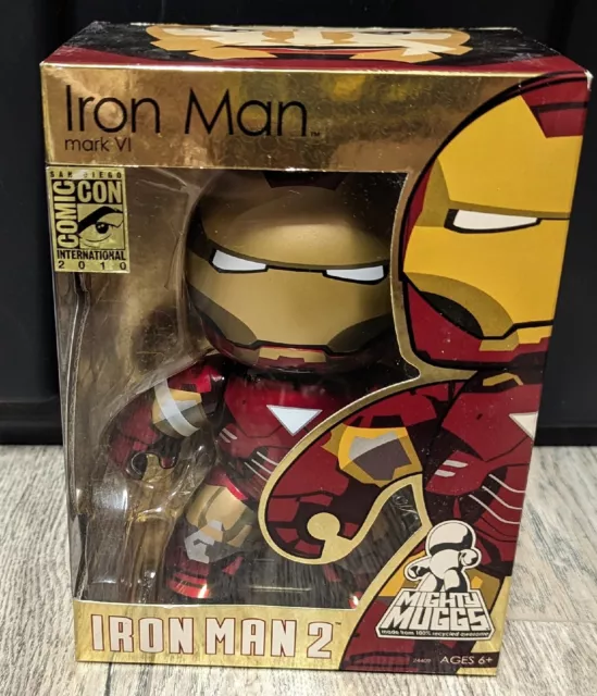 Marvel MCU IRON MAN 2 SDCC 2010 Mighty Muggs Unopened Item No.2