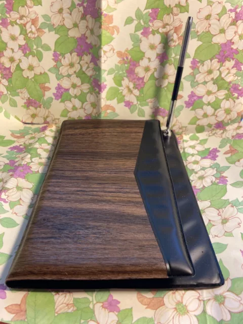 Vintage Desk Accessory Address book, Note Paper Pen