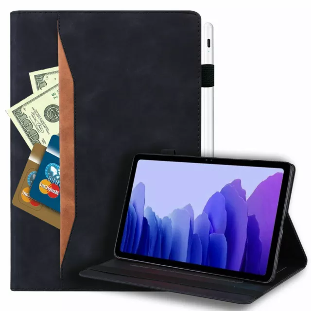 For Amazon Kindle Fire HD 10 8 Plus 10th 11th Smart Leather Card Holder Case