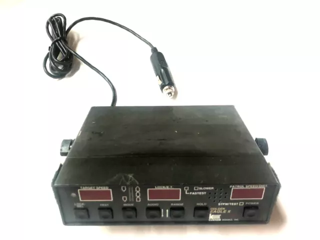 Tested Kustom Signal Golden Eagle II Police Radar Control Head