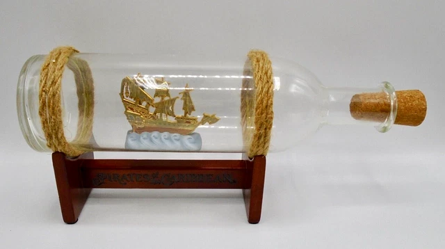 Disney Pirates Of The Caribbean Ship Pin In A Bottle Limited Edition 500 Disney Pirates Of The Caribbean Ship Pin In A Bottle Limited Edition 500