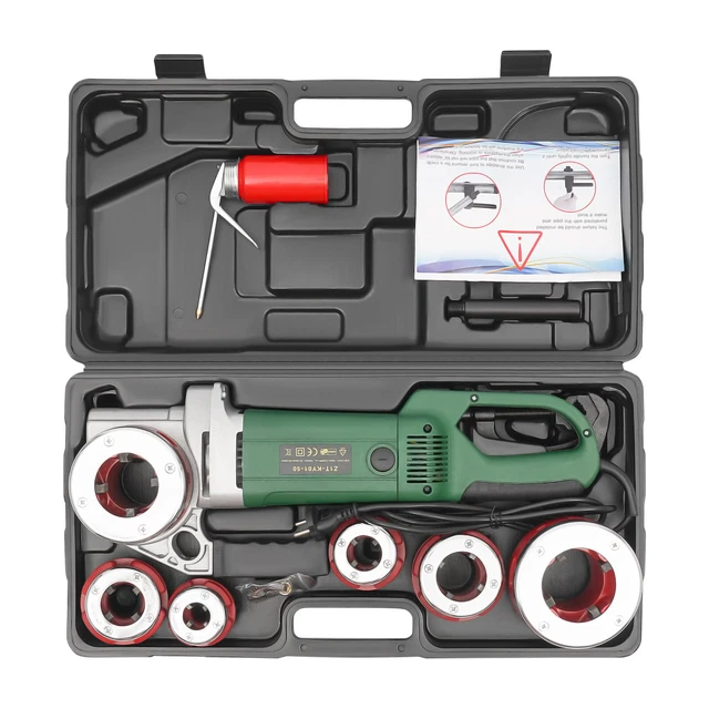 2300W ELECTRIC THREADING Cutter Pipe Cutting Threader Machine Tool £213 ...