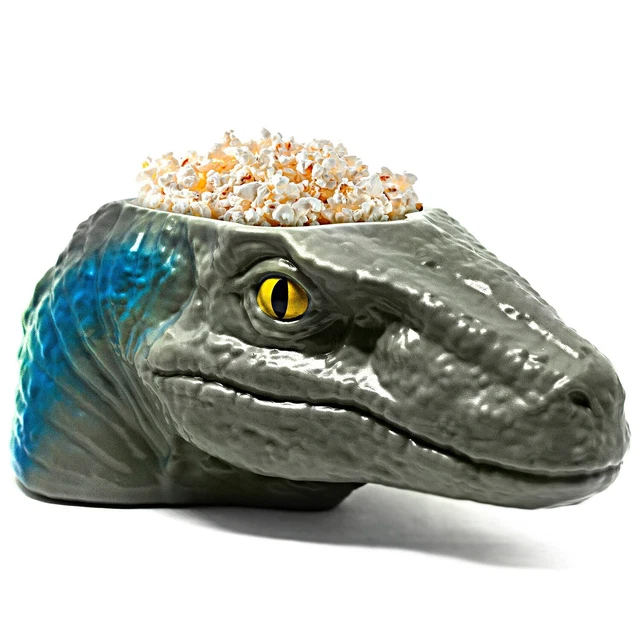 JURASSIC WORLD DOMINION 2022 Popcorn Bucket Blue Velociraptor Universal